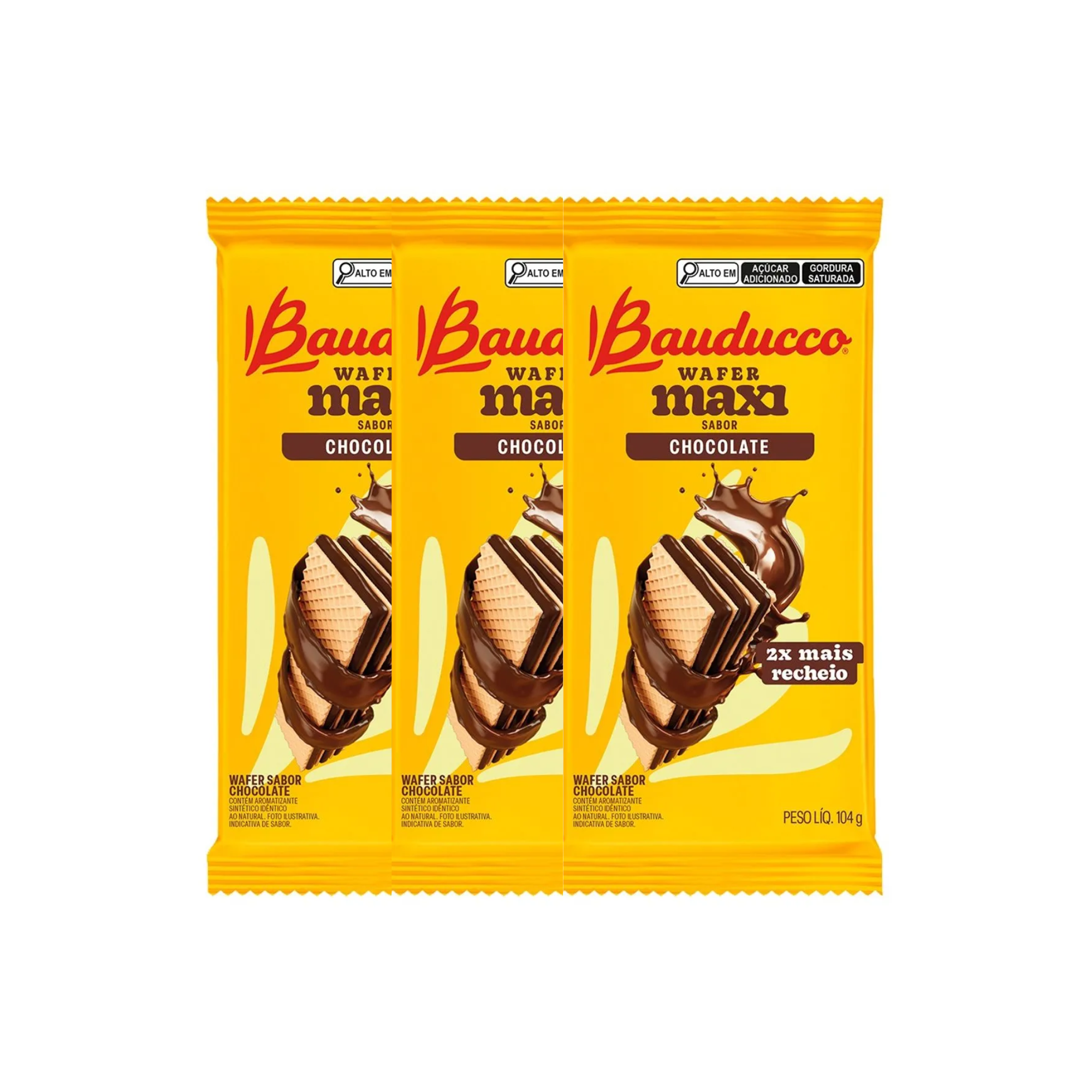 Bauducco Wafer Maxxi 3x104g